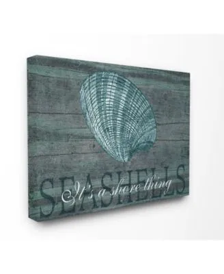 Stupell Industries Home Decor Its A Shore Thing Seashell Art Collection