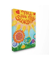 Stupell Industries The Kids Room You Are My Sunshine Canvas Wall Art, 30" x 40"