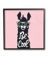 Stupell Industries Be Cool Llama With Sunglasses Framed Wall Art Collection