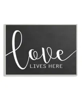 Stupell Industries Love Lives Here Wall Art Collection