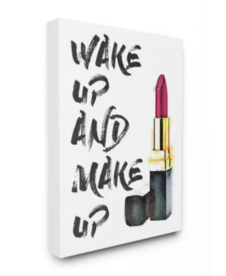 Stupell Industries Wake Up Make Up Art Collection