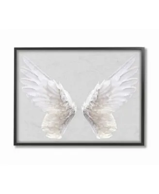 Stupell Industries Gray Wings Framed Giclee Art Collection