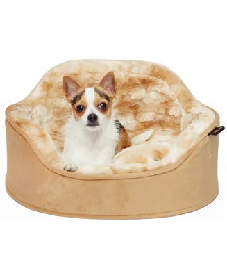 Details Princess Faux Fur Pet Bed