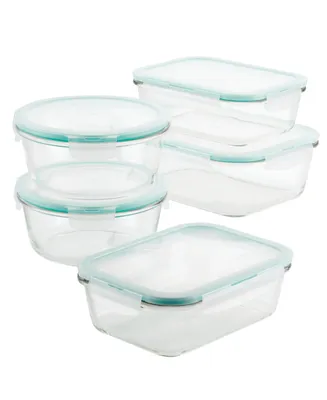Lock n Lock Purely Better Glass 10-Pc. Food Storage Container Set