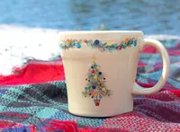 Fiesta Christmas Tree 15 oz. Tapered Mug with Holiday Tree & Swag