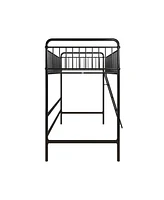 EveryRoom Kalvin Twin Metal Loft Bed