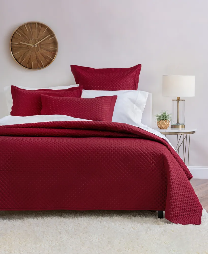 Closeout! Charter Club Damask Quilted Cotton 2-Pc. Coverlet Set, Twin, Exclusively at Macy's