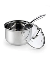 Cook N Home 3-Quart Stainless Steel Saucepan with Lid