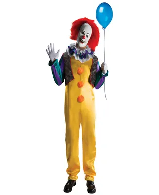 Buy Seasons Men's Stephen King's It - Deluxe Pennywise Clown Costume
