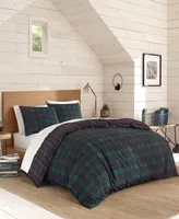 Eddie Bauer Woodland Tartan Green Comforter Set