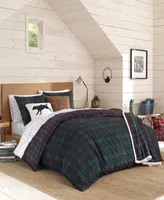 Eddie Bauer Woodland Tartan Green Comforter Set