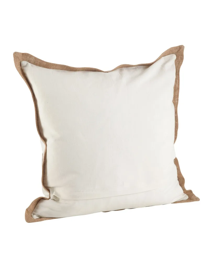 Saro Lifestyle Nautilus Spiral Shell Decorative Pillow, 20" x 20"
