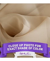 Hlc.me 2 Pack Sheer Voile Window Curtain Sheer Panels