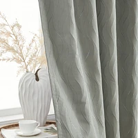 Hlc.me Camden Fashion 100% Blackout 2 Layer Winter Heat Blocking Thermal Insulated Energy Savings Window Curtain Drapery Grommet Panels for Office & B