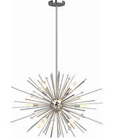 Volume Lighting Alice 12-Light Down Rod Chandelier