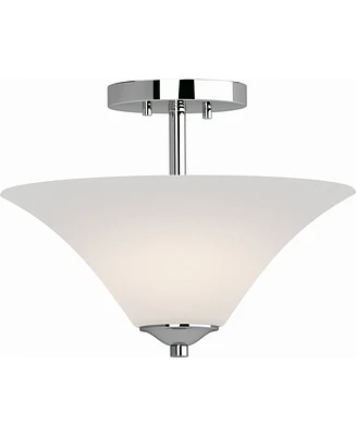 Volume Lighting Alesia 2-Light Semi-Flush Mount Ceiling Fixture