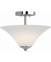 Volume Lighting Alesia 2-Light Semi-Flush Mount Ceiling Fixture