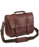 Mancini Buffalo Collection Single Compartment Laptop Briefcase