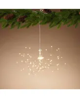 Gerson & Gerson 37.8-Inch High Electric Wire Starburst Ornament with Timer Feature