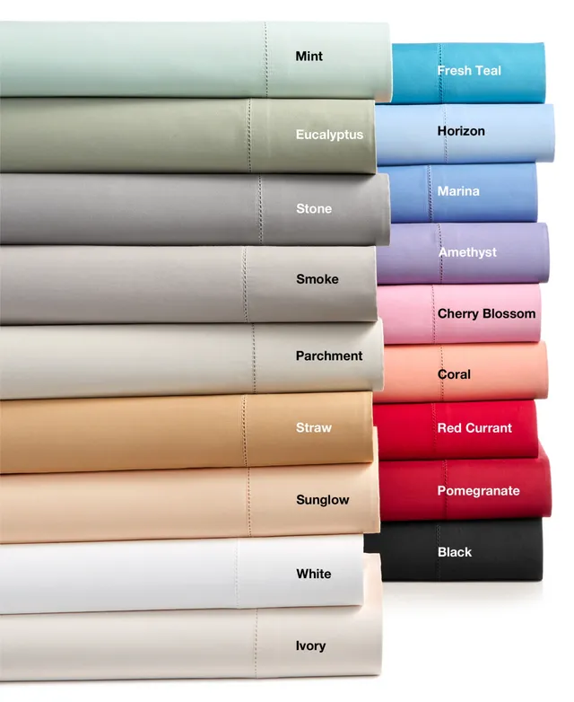 Charter Club 1.5 Stripe 550 Thread Count 100% Cotton 3-Pc. Sheet Set,  Twin, Created for Macy's - Macy's