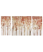 Madison Park Autumn Forest Canvas Art Palette Knife Embellishment 3 Piece