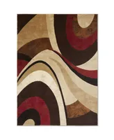 Global Rug Designs Brighton BRI13 Brown 5'2" x 7'2" Area Rug