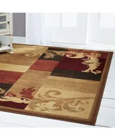 Global Rug Designs Yorba YOR06 Brown 5'3" x 7'2" Area Rug