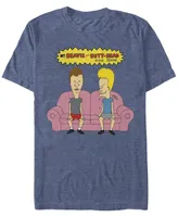 Beavis and Butthead Mtv Men's Couch Potatoes Logo Short Sleeve T-Shirt