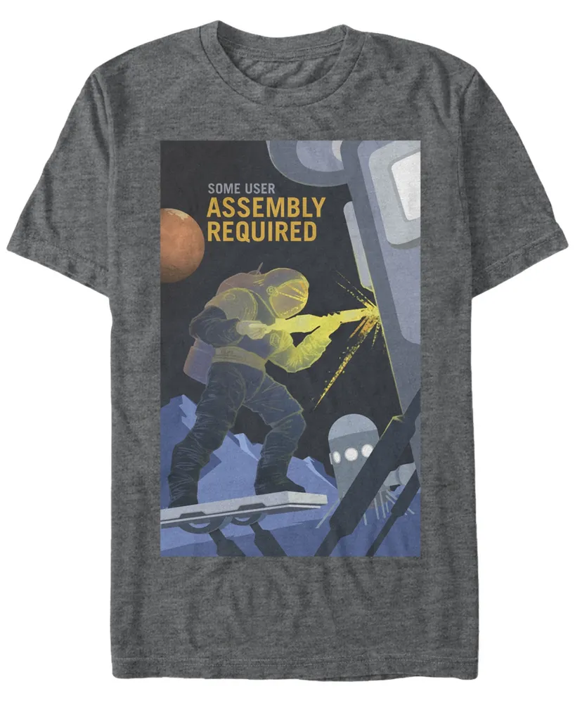 Nasa Men's Mars Some User Assembly Required Short Sleeve T-Shirt
