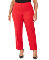 Kasper Plus Straight-Leg Modern Dress Pants