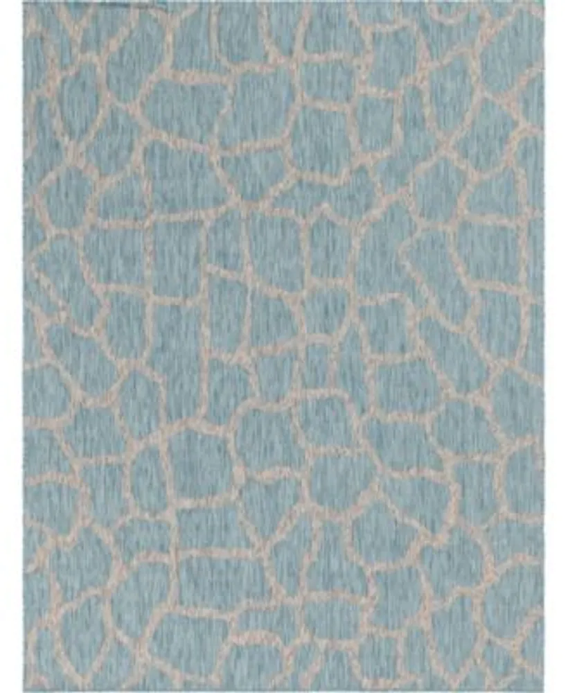 Bayshore Home Pashio Pas7 Light Aqua Area Rug Collection