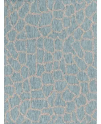 Bayshore Home Pashio Pas7 Light Aqua Area Rug Collection