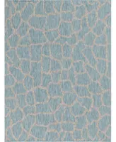 Bayshore Home Pashio Pas7 Light Aqua Area Rug Collection