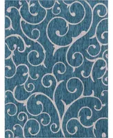 Bayshore Home Pashio Pas7 Teal Area Rug Collection