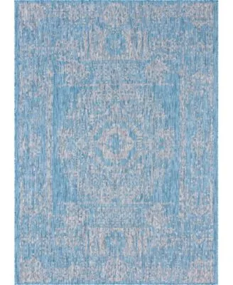 Bayshore Home Pashio Pas8 Light Aqua Area Rug Collection