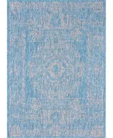 Bayshore Home Pashio Pas8 Light Aqua Area Rug Collection