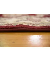 Bayshore Home Passage Psg5 Red Area Rug Collection