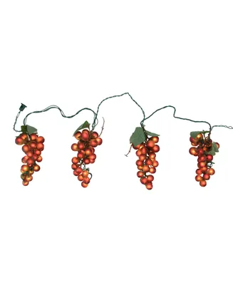 Northlight Set of 4 Clusters 100 Lights Tuscan Winery Grape Patio and Garden Novelty Christmas Light 20 Spacing