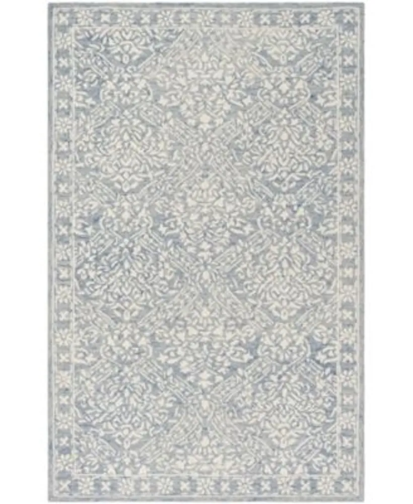 Lauren Ralph Lauren Olivier Lrl6935m Blue Ivory Area Rug Collection