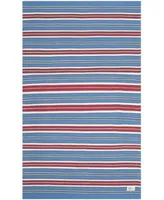 Lauren Ralph Lauren Leopold Stripe Lrl2462d Royal Blue Area Rug Collection