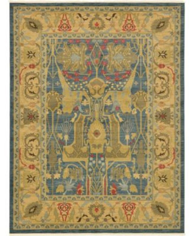 Bayshore Home Harik Har1 Navy Blue Area Rug Collection