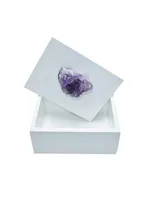 Nature's Decorations - Jewelry Box with Amethyst