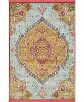 Bayshore Home Kenna Ken1 Gold Area Rug Collection