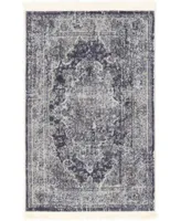 Bayshore Home Kenna Ken1 Dark Gray Area Rug Collection