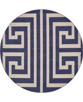 Bayshore Home Anzu Anz1 Navy Blue Area Rug Collection