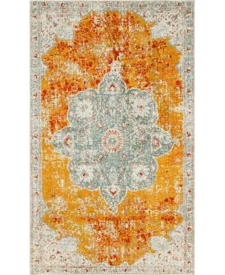 Bayshore Home Mishti Mis8 Orange Area Rug Collection