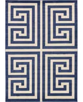 Bayshore Home Anzu Anz1 Navy Blue Area Rug Collection