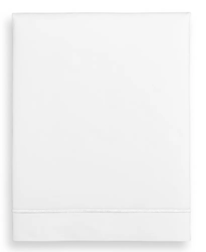 Closeout! Hotel Collection Italian Percale 100% Cotton Flat Sheet, Queen, Created for Macy's