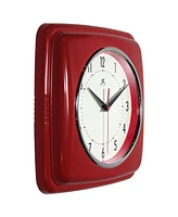 Infinity Instruments Square Wall Clock