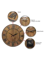 Infinity Instruments Round Wall Clock